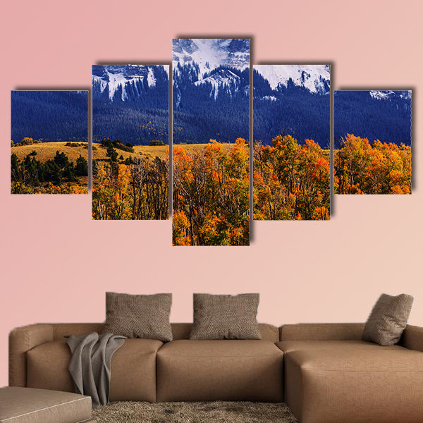 Rocky Mountains in Colorado multi panel canvas wall art