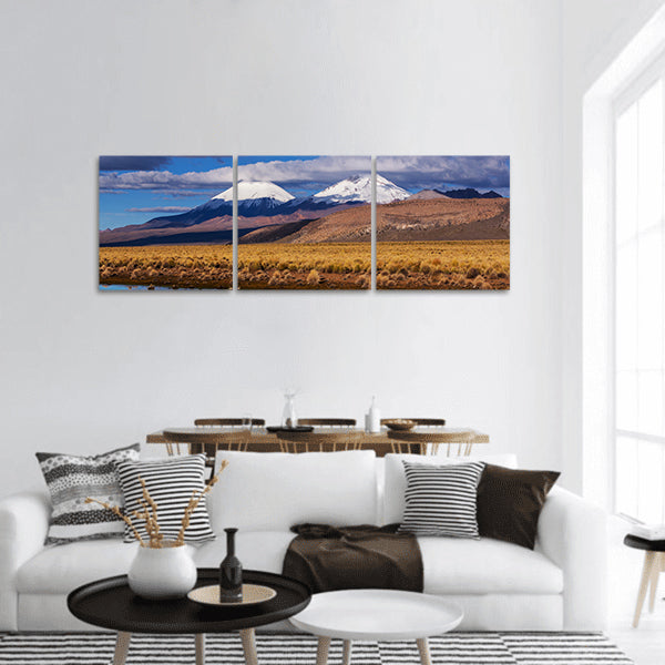Snowy Mountains panoramic canvas wall art