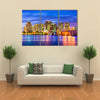 West Palm Beach, Florida, USA skyline on the Intracoastal Waterway Multi panel canvas wall art