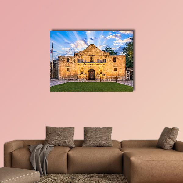 The Alamo in San Antonio, Texas, USA multi panel canvas wall art