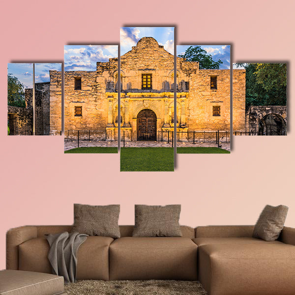 The Alamo in San Antonio, Texas, USA multi panel canvas wall art
