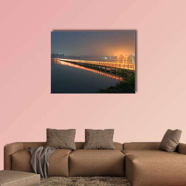 Cileunca Lake multi panel canvas wall art