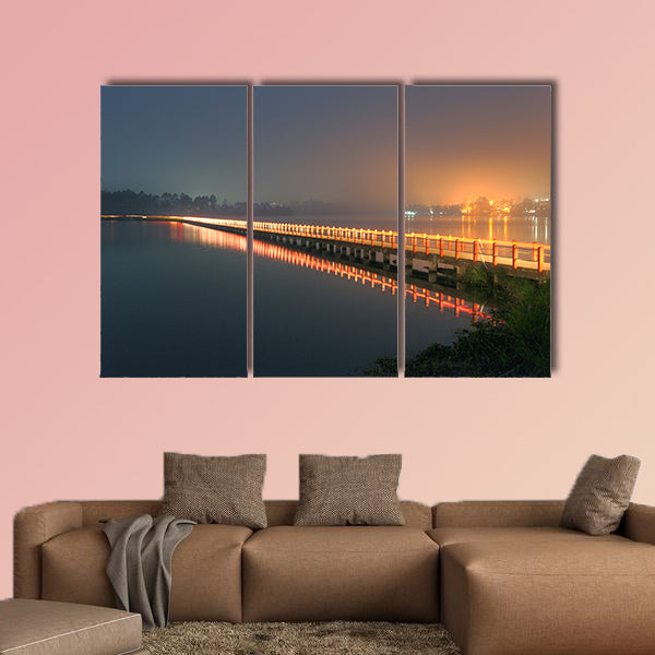 Cileunca Lake multi panel canvas wall art