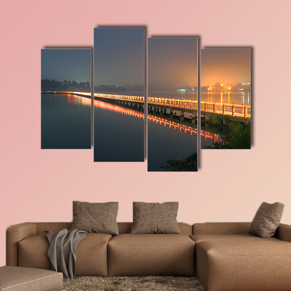 Cileunca Lake multi panel canvas wall art