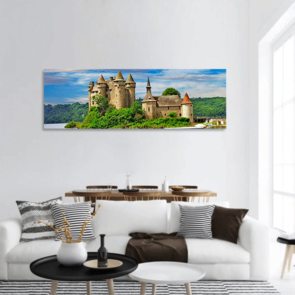 Castles panoramic canvas wall art