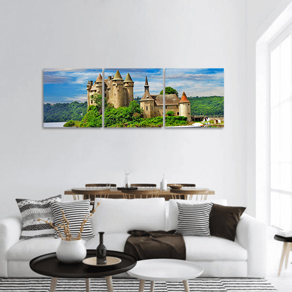Castles panoramic canvas wall art