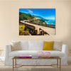 Bixby Creek Bridge On The Highway 1 At The US West, Multi Panel Canvas Wall Art