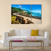 Bixby Creek Bridge On The Highway 1 At The US West, Multi Panel Canvas Wall Art