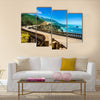 Bixby Creek Bridge On The Highway 1 At The US West, Multi Panel Canvas Wall Art