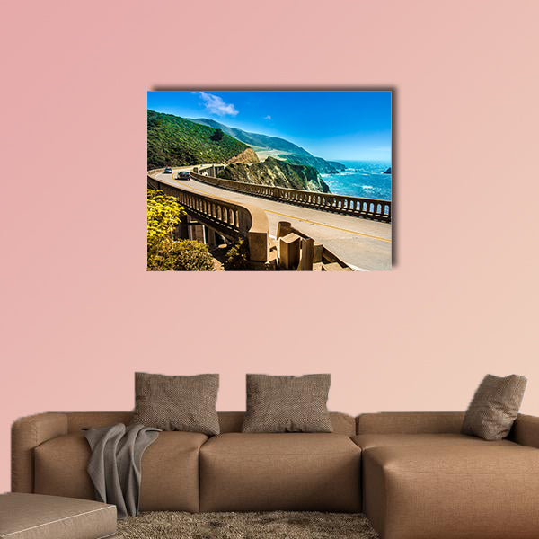 Bixby Creek Bridge on Highway 1 at the US West wall art