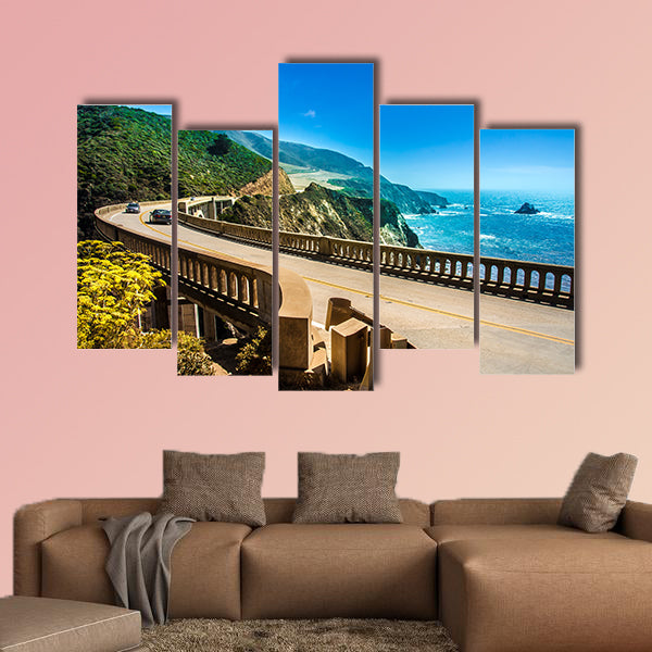Bixby Creek Bridge on Highway 1 at the US West wall art