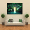 The Mangrove Rain Forest In Sri Lanka With Tunnel And Pathway In The Lush, Multi Panel Canvas Wall Art