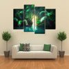 The Mangrove Rain Forest In Sri Lanka With Tunnel And Pathway In The Lush, Multi Panel Canvas Wall Art