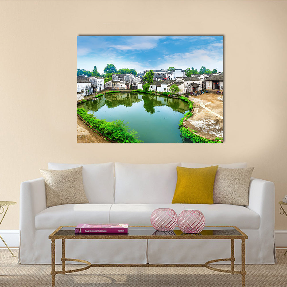 Zhuge Bagua Village Scenic Area multi panel canvas wall art