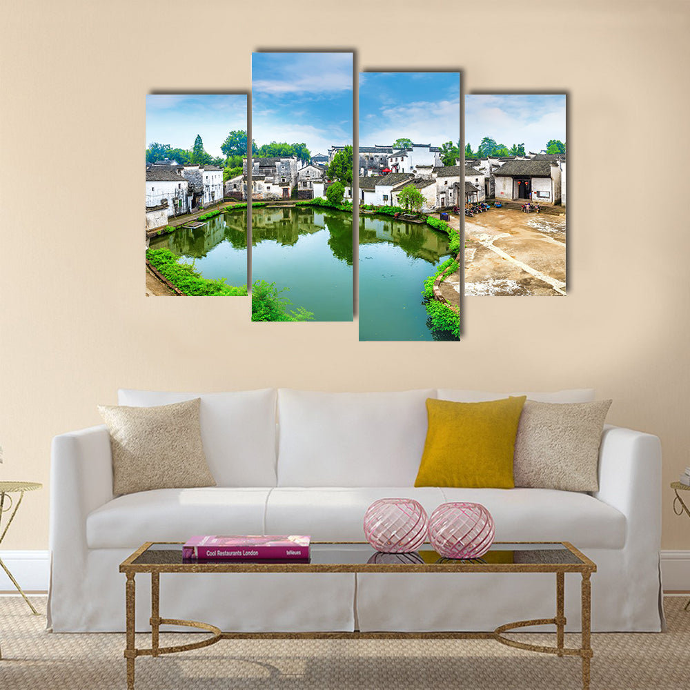 Zhuge Bagua Village Scenic Area multi panel canvas wall art
