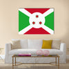 Flag of Burundi Multi panel canvas wall art