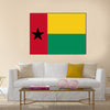 Flag of guinea Bissau Multi panel canvas wall art