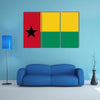 Flag of guinea Bissau Multi panel canvas wall art