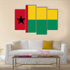 Flag of guinea Bissau Multi panel canvas wall art