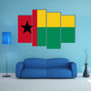 Flag of guinea Bissau Multi panel canvas wall art