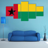 Flag of guinea Bissau Multi panel canvas wall art