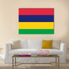 flag of Mauritius Multi panel canvas wall art