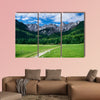 A view of the Julian Alps from Gozd Martuljek in Slovenia multi panel canvas wall art