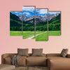 A view of the Julian Alps from Gozd Martuljek in Slovenia multi panel canvas wall art