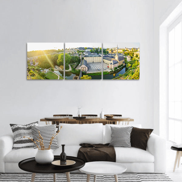 Historical View Panoramic Canvas Wall Art