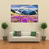 Ukraine wild Montenegrin Mountains on the background of alpine sheep Multi panel canvas wall art