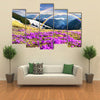 Ukraine wild Montenegrin Mountains on the background of alpine sheep Multi panel canvas wall art