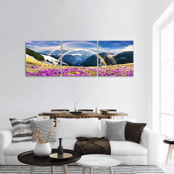 Mountains Panoramic Canvas Wall Art