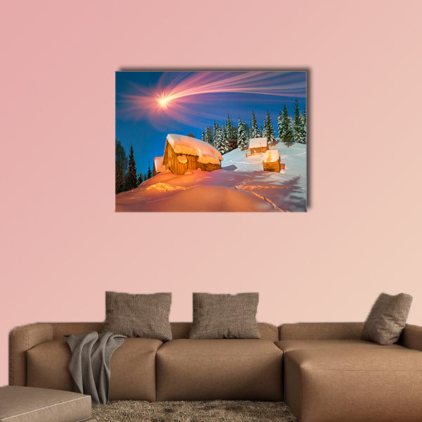 High in the mountains of the Carpathian multi panel canvas wall art