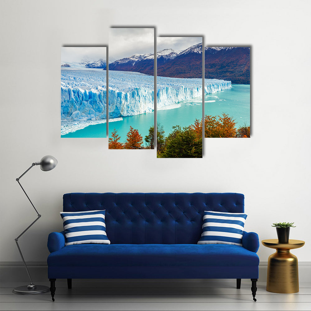 The Perito Moreno Glacier in the Los Glaciares National Park in Santa Cruz Province, Argentina multi panel canvas wall art