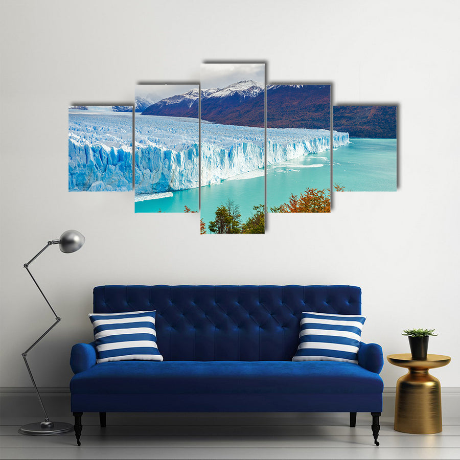 The Perito Moreno Glacier in the Los Glaciares National Park in Santa Cruz Province, Argentina multi panel canvas wall art