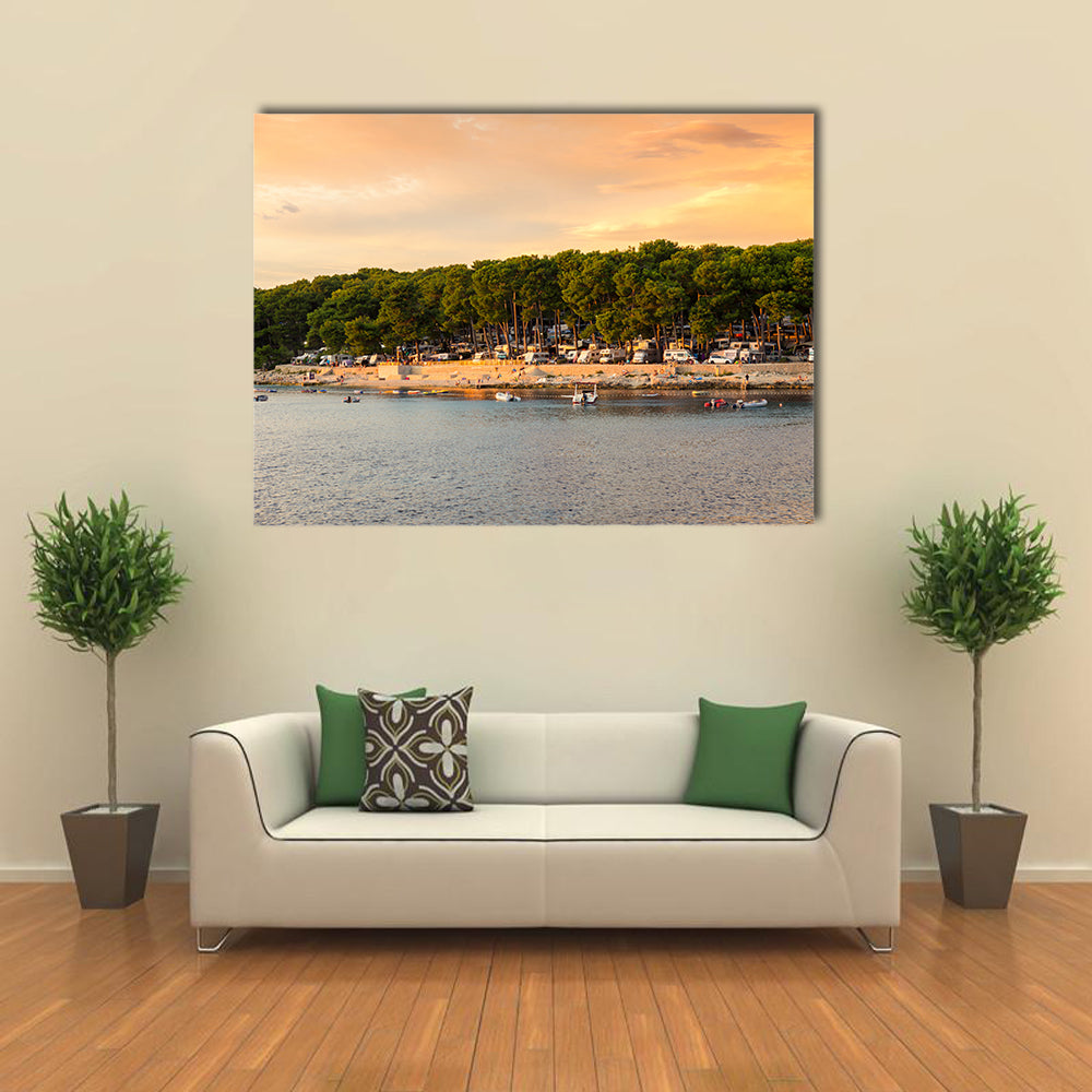 The Campsite Cikat, Mali Losinj, Multi Panel Canvas Wall Art