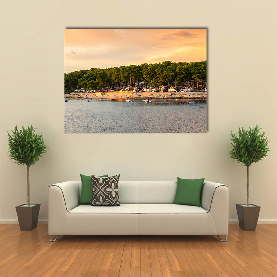 The Campsite Cikat, Mali Losinj, Multi Panel Canvas Wall Art