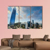 Santiago City Center-Chile, business center of Santiago day landscape, Multi Panel Canvas Wall Art