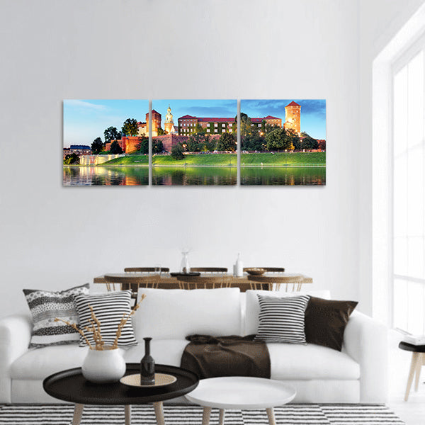 Royal Castle Panoramic Canvas Wall Art