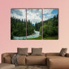 The meandering aqua waters of the Robson River near Mount Robson, wall art