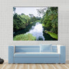 Blue River / Tulu river / Niari river Congo Multi panel canvas wall art