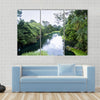 Blue River / Tulu river / Niari river Congo Multi panel canvas wall art