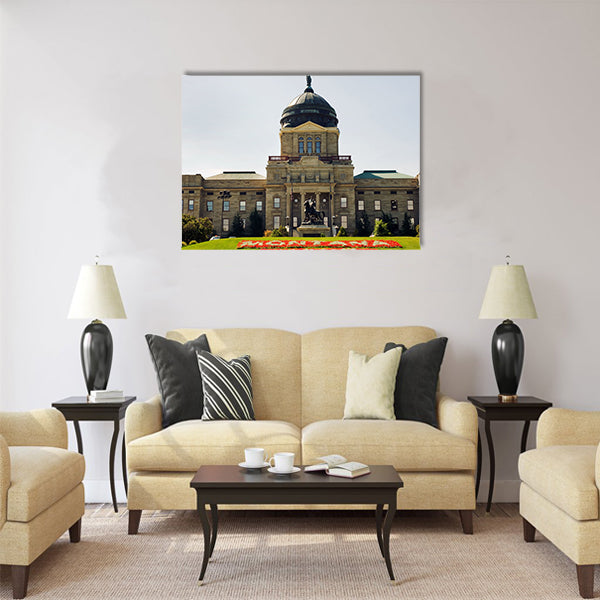 Montana State capitol in Helena Multi panel canvas wall art
