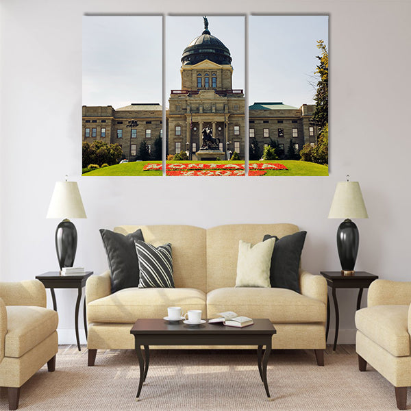 Montana State capitol in Helena Multi panel canvas wall art