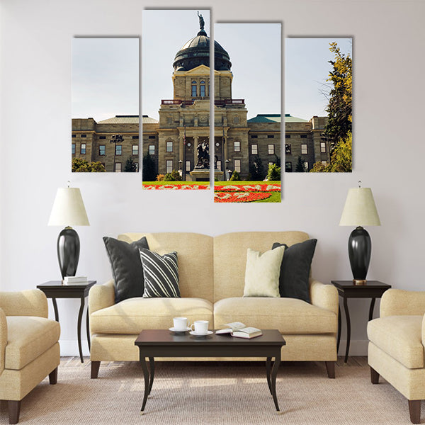 Montana State capitol in Helena Multi panel canvas wall art