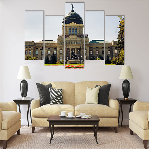 Montana State capitol in Helena Multi panel canvas wall art