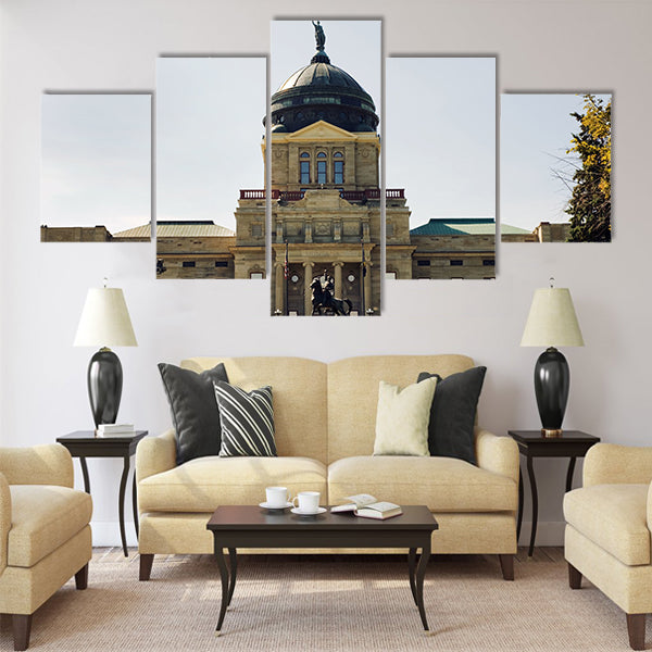 Montana State capitol in Helena Multi panel canvas wall art