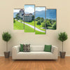 The Medieval Castle In The Vaduz, Liechtenstein, Multi Panel Canvas Wall Art