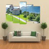 The Medieval Castle In The Vaduz, Liechtenstein, Multi Panel Canvas Wall Art