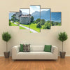 The Medieval Castle In The Vaduz, Liechtenstein, Multi Panel Canvas Wall Art